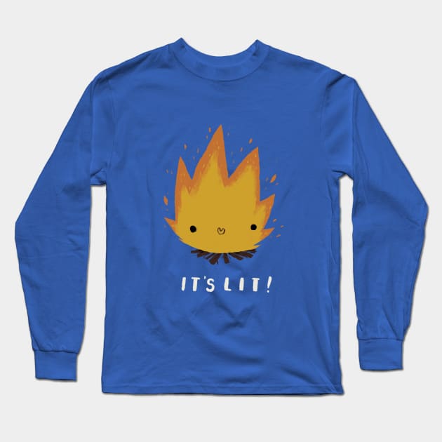 its lit! Long Sleeve T-Shirt by Louisros